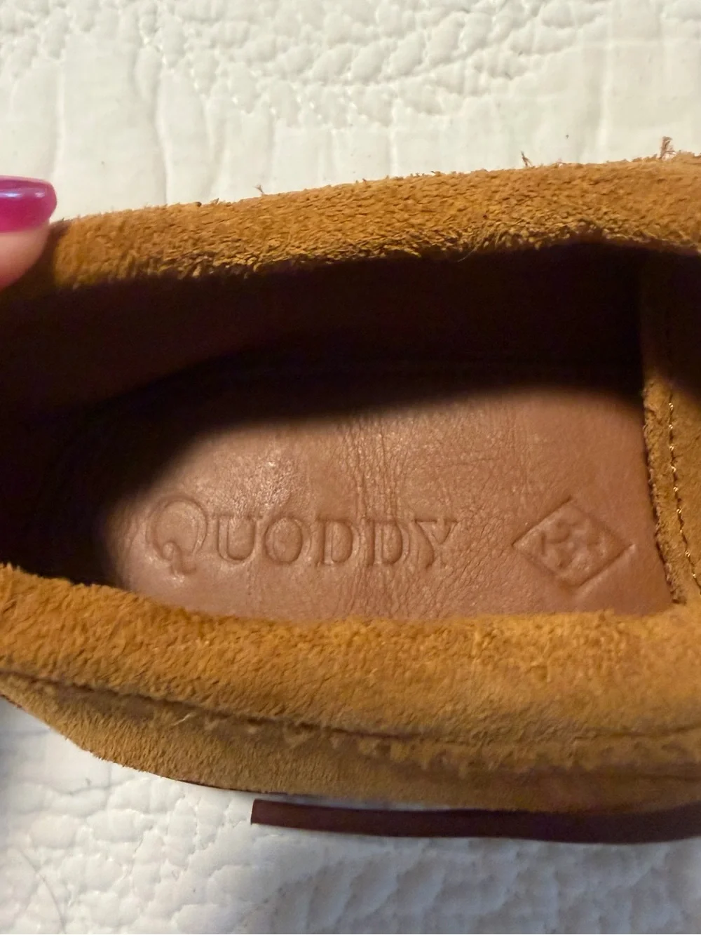 Quoddy Blucher Suede Shoes
